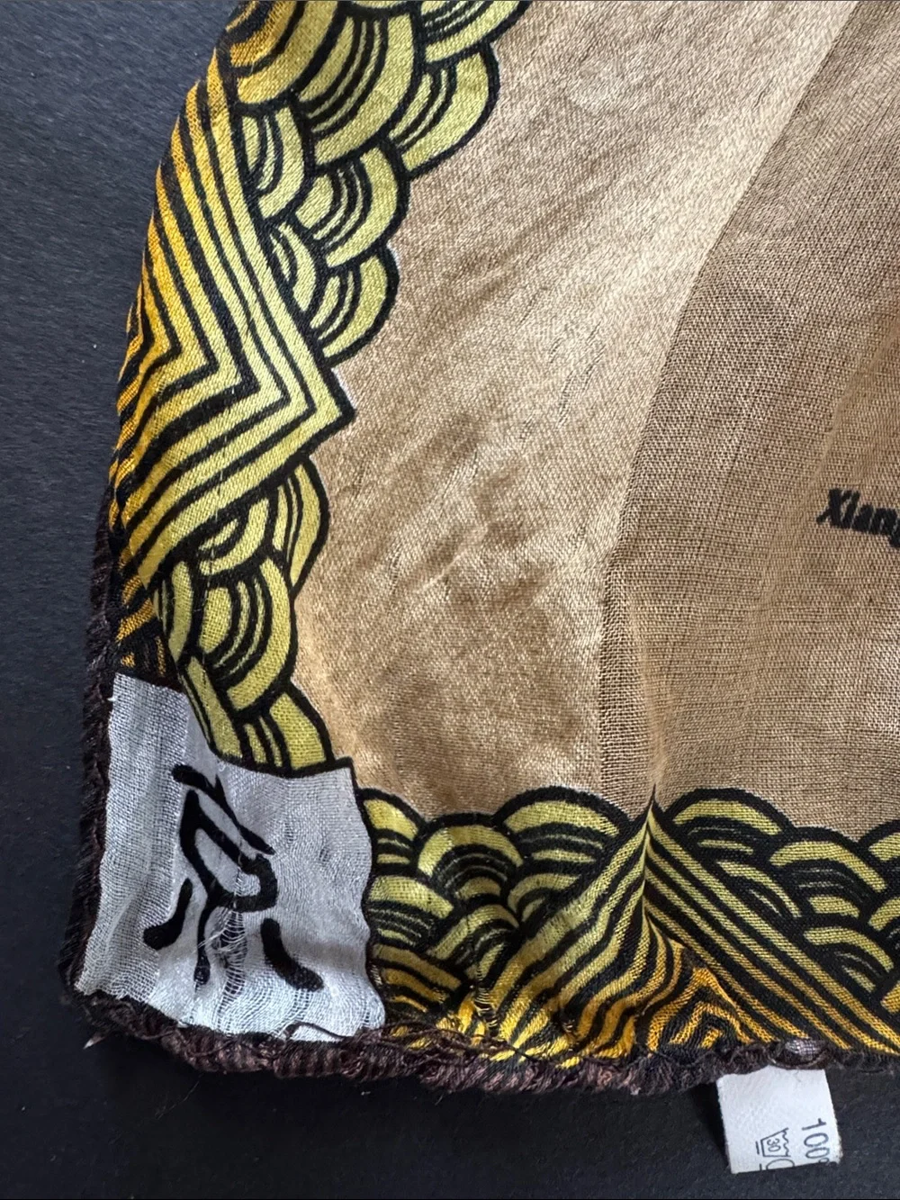 Vintage Beijing Opera Facial Makeup Scarf